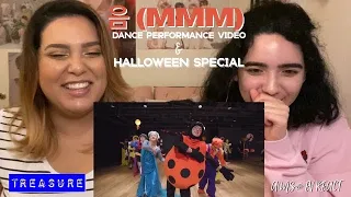 Reacting to TREASURE - ‘음 (MMM) DANCE PERFORMANCE VIDEO: Space set & Halloween Ver. | Ams & Ev React