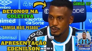 ENTREVISTA COLETIVA EDENILSON NO GRÊMIO - APRESENTAÇÃO EDENILSON