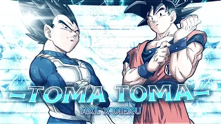 Toma Toma - Goku And Vegeta「Edit/Amv」| Collab @AXL | ( Alight Motion ) " Free Preset ! "