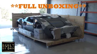 GT40 Kit Car Build - Ep 06 - GT40 Delivery Day Unboxing
