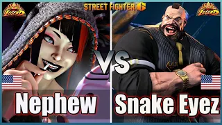 SF6 - NEPHEW (JURI) VS Snake Eyez (ZANGIEF) - Ranked Match