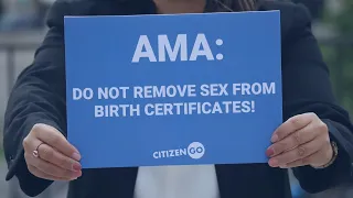 American Medical Association: Do not remove sex from birth certificates!