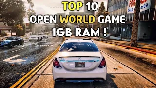 Top 10 Open World Games"1GB RAM/Dual-Core " Without Graphics Card  | 2021
