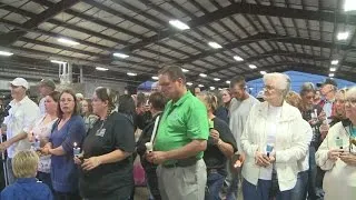 Crowds gather for vigil for Alamogordo officer killed on duty