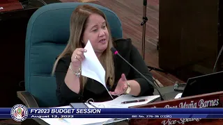 36th Guam Legislature FY2023 Budget Session - August 12, 2022 PM