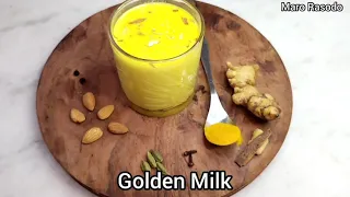 Turmeric Milk/Golden Milk Recipe/Turmeric Milk Boost your Immunity/Healthy & Tasty Turmeric Milk.