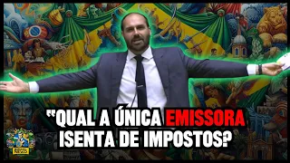 Eduardo Bolsonaro acaba com governo Lula e a Emissora Rede Globo