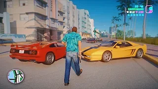 GTA: Vice City 2020 Remastered Gameplay! 4k 60fps Next-Gen Ray Tracing Graphics [GTA 5 PC Mod]