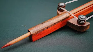 How to Make Roller Slingshot - Like a Crossbow