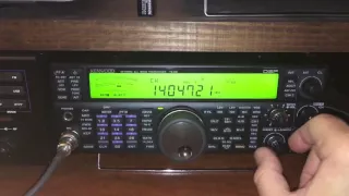 Kenwood TS-590 on 14mhz CW