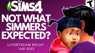 Infants Update, New Expansion & Sims 5 News: Livestream Recap (Sim 4, Mobile and Freeplay 2023)