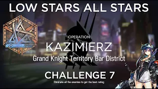 Arknights CC#8 Challenge 7 Guide Low Stars All Stars