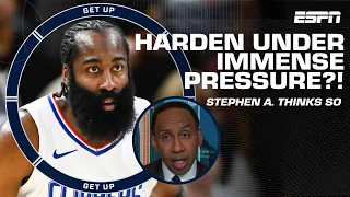 Stephen A. says James Harden is UNDER THE MOST pressure entering the 2nd half of the season | Get Up