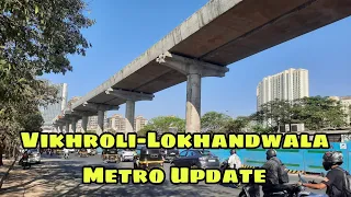 Mumbai Metro Line 6 Detailed Update | New Mumbai Metro pink line | Lokhandwala to Vikhroli new metro