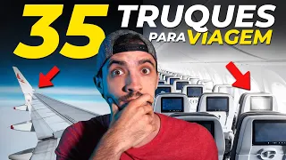 35 TRUQUES para usar no AEROPORTO e na VIAGEM - Menos tempo, dinheiro e problemas