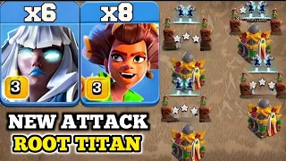 TH16 NEW ATTACK STRATEGY! Root Rider With Eletktro Titan: CLASH OF CLANS  | CWL ! TH16 WAR ATTACK