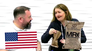 BRITS Try Military Rations For The First Time!