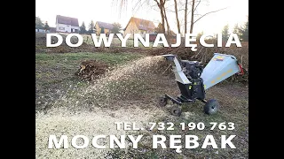 Rębak wynajem Wrocław rozdrabniacz do gałęzi