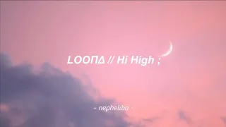 LOOΠΔ - Hi High ; [Traducida al Español]