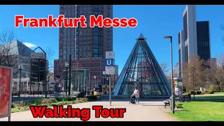 Walking Tour To Frankfurt Festhalle Messe Side / Frankfurt Germany 🇩🇪