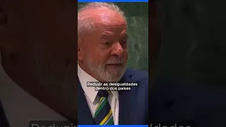 “Ricos devem pagar impostos proporcionais ao seu patrimônio”, diz Lula na Assembleia da ONU #shorts