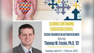 A.C.E.S. - Recent Advances in Autism Research with Dr. Thomas Frazier '97