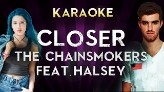 The Chainsmokers - Closer ft. Halsey | HIGHER Key Karaoke Instrumental Lyrics Cover Sing Along