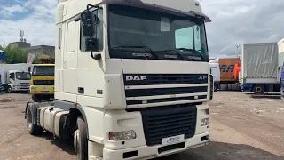 Обзор тягача DAF XF 95.430 2005 года выпуска. В наличии!!!