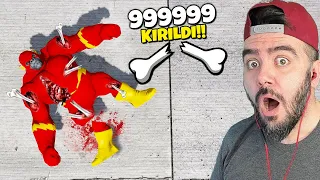 FLASH GORILIN TÜM KEMIKLERINI KIRMAYI DENEDIM ÇOK ZOR - GTA 5 MODS