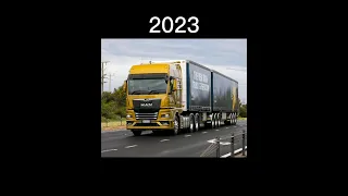 Evolution Of MAN Truck (1915-2023)#evolution #truck #man #shorts #2023