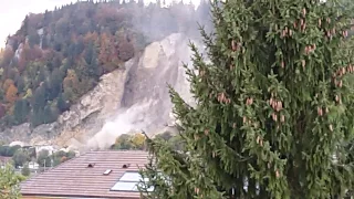 Eboulement carrière du Col-des-Roches au Locle 3.10.17