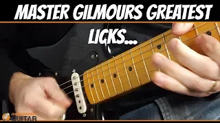 David Gilmour Guitar Lesson (learn 3 awesome licks)