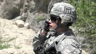 Air Assault and Fire Fight Shembowat Valley, Khost Province Afghanistan archival stock footage