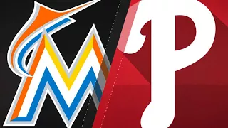 8/22/17: Marlins outlast Phillies in Game 1 slugfest