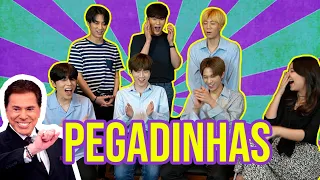 K-IDOLS REAGEM A PEGADINHAS DO SILVIO SANTOS (feat @BLACK6IX)