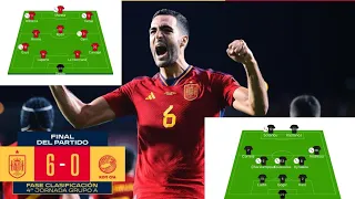 UEFA EURO 2024 QUALIFIER || Spain vs Cyprus 6-0 | Highlights Hd 🔥⚽️