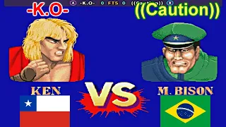 Street Fighter II': Champion Edition - -K.O- vs ((Caution)) FT5