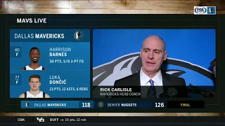 Carlisle talks about ball movement and effort