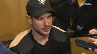 Sidney Crosby PostGame Interview | Pittsburgh Penguins vs Los Angeles Kings