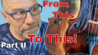 Hopf violin Restoration part 2