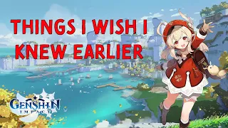 [Genshin Impact] Things I Wish I Knew Earlier | CBT3