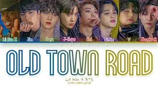 BTS, Lil Nas X – 'Old Town Road' | Legendado/Tradução PT-BR (Color Coded Lyrics)