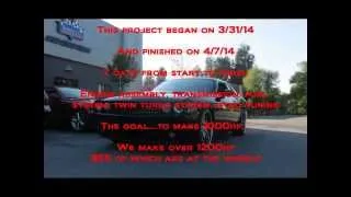 Borelli Motor Sports: 1200hp Twin Turbo Challenger SRT8 Build(7days to complete)