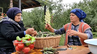 Bulgur Pilaf with Green Beans