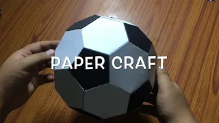 How To Make paper FootBall | Paper Craft | DIY craft | paper ball