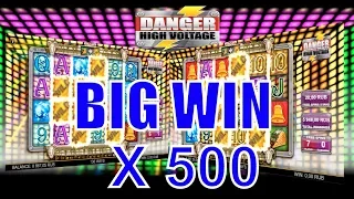 Заносы недели в Danger High Voltage slot big win tacos х 500