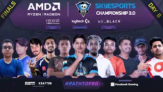 | Hindi | AMD Ryzen Skyesports Championship 3.0 | BGMI Grand Finals | Day 6 | Soul, GodLike, IND,TSM
