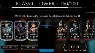 Klassic Fatal Tower Boss Fight 160 + Reward. MK Mobile.