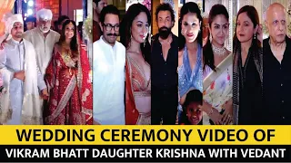 Bollywood Celebs Arrive at Vikram Bhatt Daughter Krishna -Vedant Wedding Ceremony