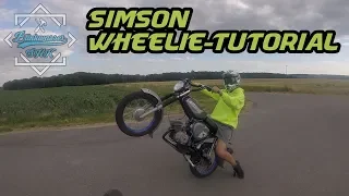 Simson Wheelie Tutorial | Anleitung | how to do | Hochstarter | Blinkwasser SHK